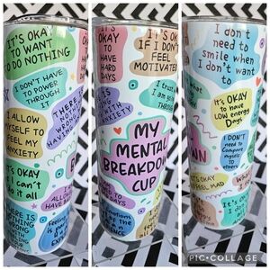 Motivational Quote Tumbler - Multicolor